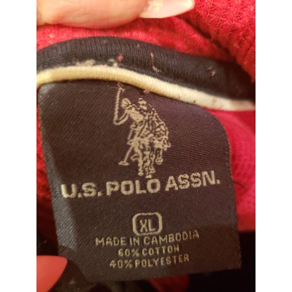 U.S. POLO ASSN. BLACK HOODIE SIZE XL - Picture 5 of 6